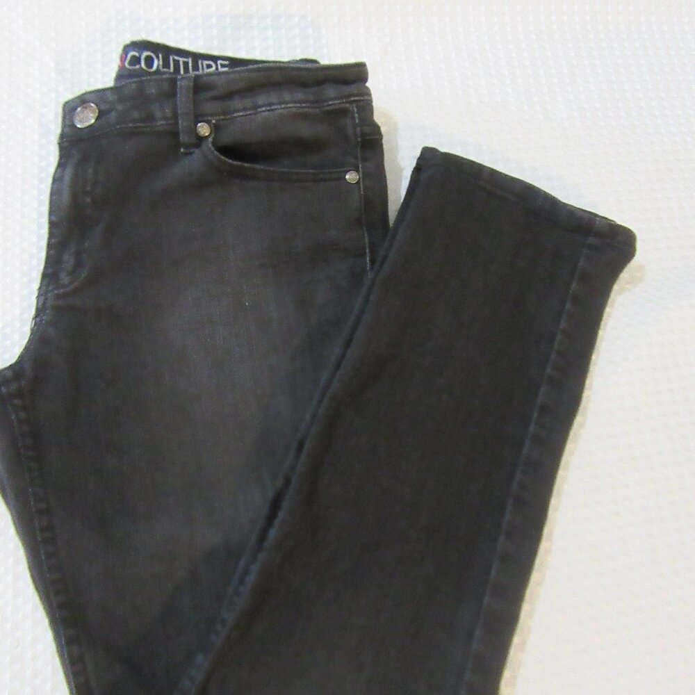 Ladies Black Stretch Jeans Candy Couture Size 11